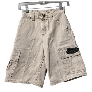 LEE PIPES Crgo Shorts Boy‎ Youth 10 Sm Vintage 90s Y2K Skateboarding Utility